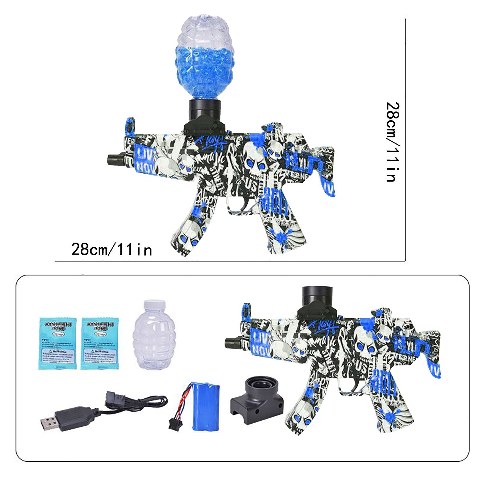 Electric Gel Ball Blaster, Gel Ball Blaster Water Bomb Gun Toy