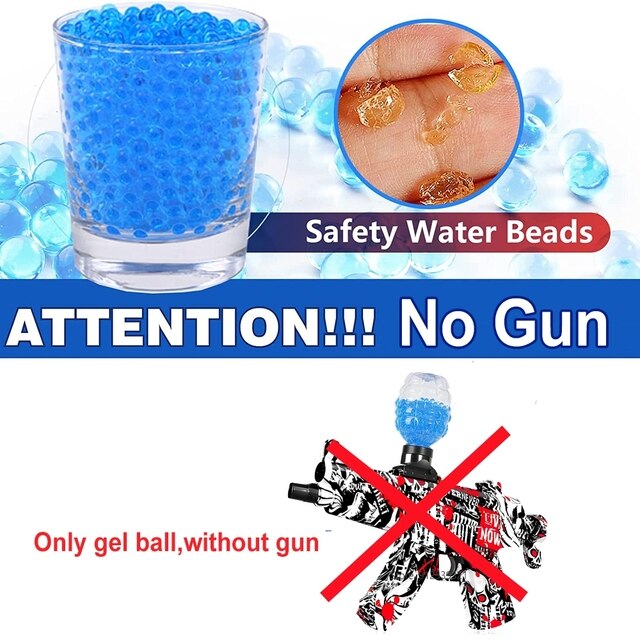 Ball Blaster Gel Shooter Gun Toy, Outdoor Games Toy For Kids Age 12+