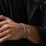 Vintage Men's Chunky Curb Chain Bracelet