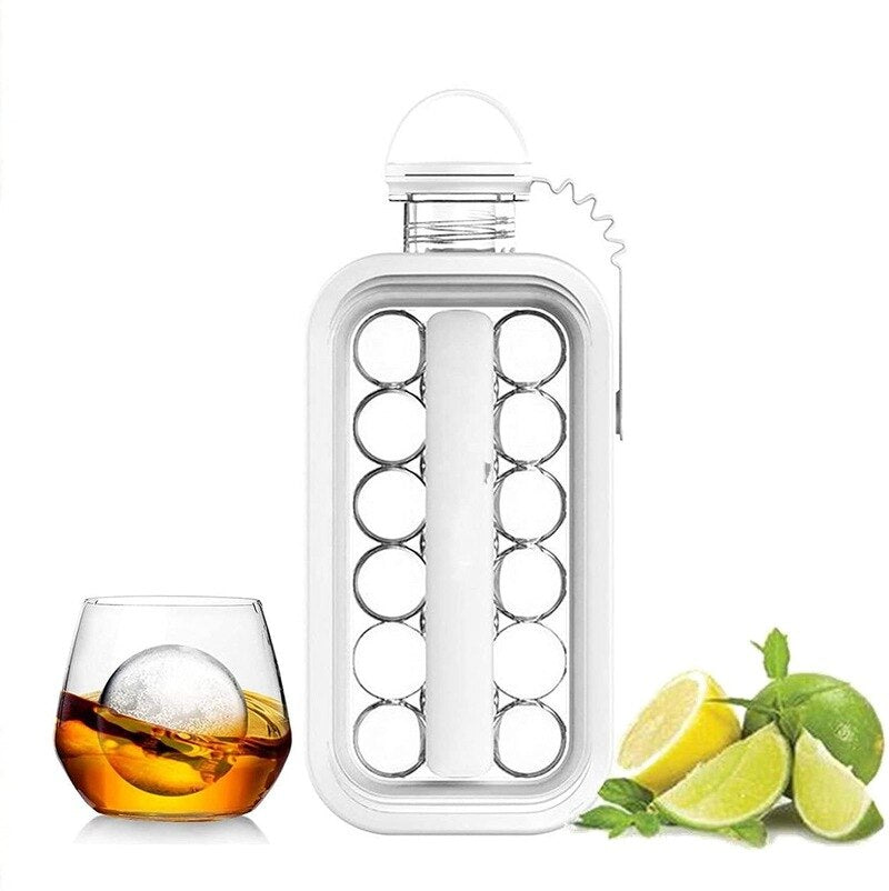 Ice Ball Maker, Ice Ball Tray- Ice Ball, Ice Tray, Flexible Mould