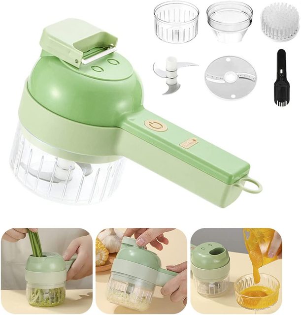 Mini Electric Garlic Chopper-USB Portable Meat Grinder, Vegetable Chopper for Kitchen Gadgets
