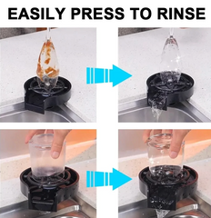 Glass Rinser for Kitchen, Kitchen Sink Accessories, Unlacquered Brass Bar Glass Rinser