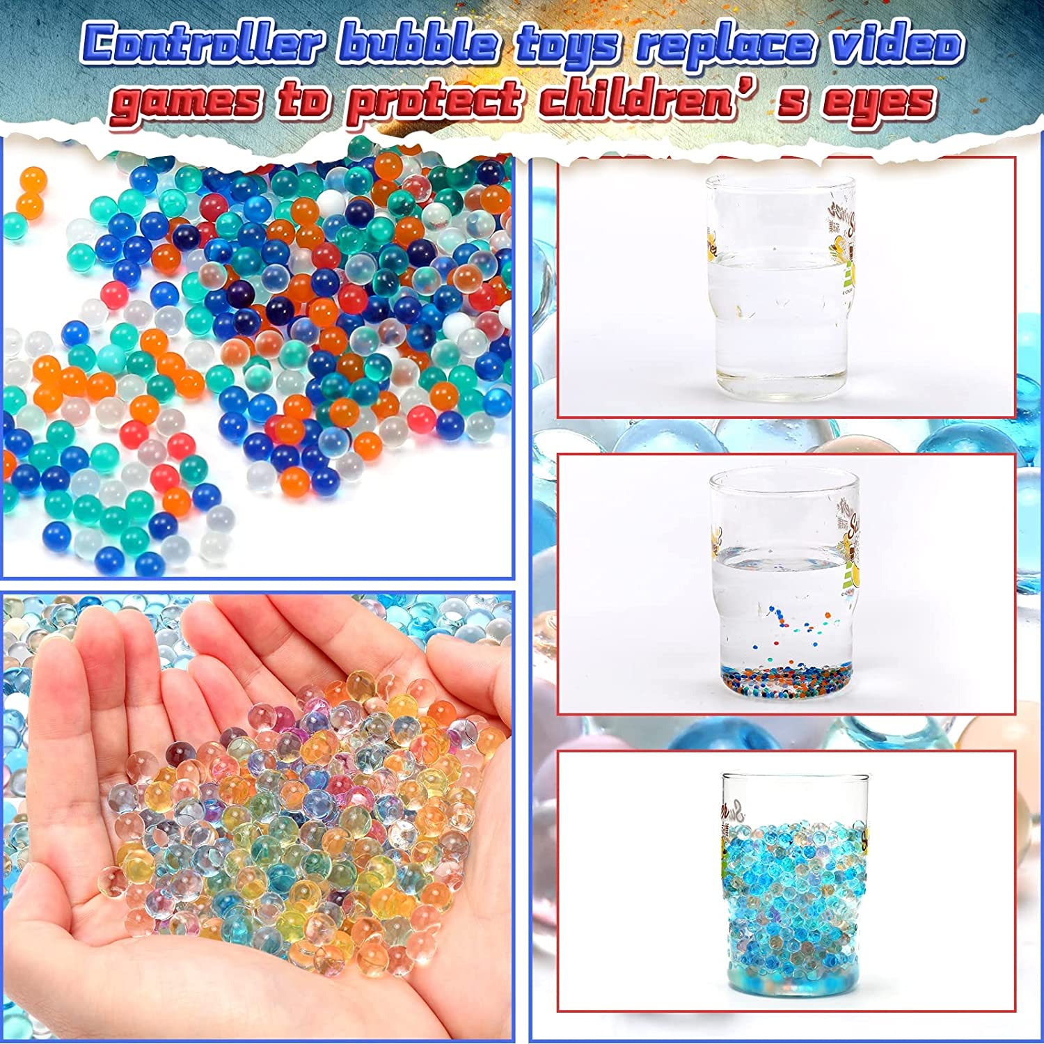 Gel Blaster, Splatter Toy, Water Gun, Electric Automatic Outdoor Activity, Street Soaker