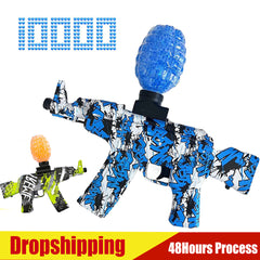 Airsoft Splatter Blaster Gun, Outdoor Indoor Best Gift for Holidays Christmas Birthday, Gel Ball Blaster Splatter Toy, Water Gun Electric Automatic Outdoor Activity