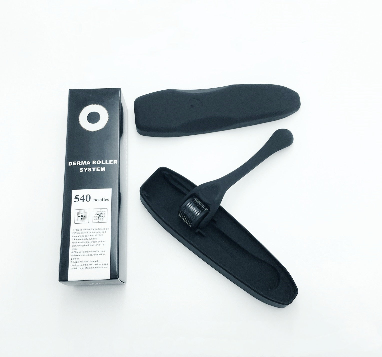 Derma Face Roller, Cosmetic for Facial, Body, Beard Growth & Hair Growth