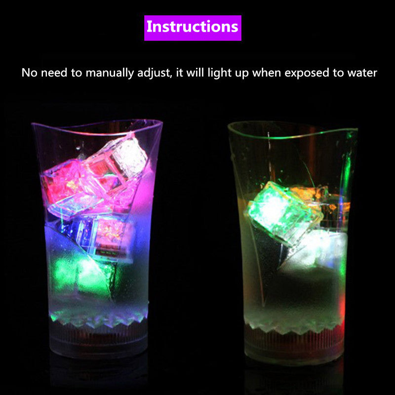 LED Glowing Ice Cubes, Party Gift, anniversary gift.