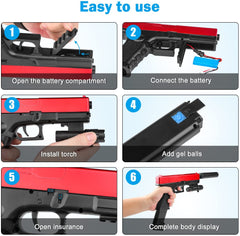Gel Blaster, Splatter Toy, Water Gun, Electric Automatic Outdoor Activity, Street Soaker