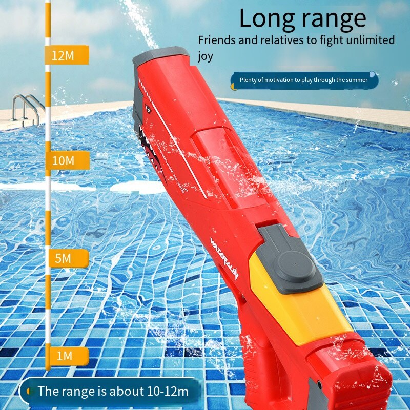 Electric Water Gun, Full Automatic Electric Water Gun Induction Water Absorbing Burst Water gun