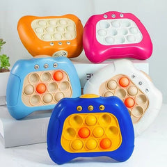Electronic Poplight Fidget Game, Quick Push Pop Fidget Toy Handheld Gaming Console For Stress, Quick Push Bubble Handheld Game Console, Portable Anti-Stress Toy for Kids Relief, Memory Training and Concentration, Bubble Sensory, Fidget Toys, Bubble Squeez