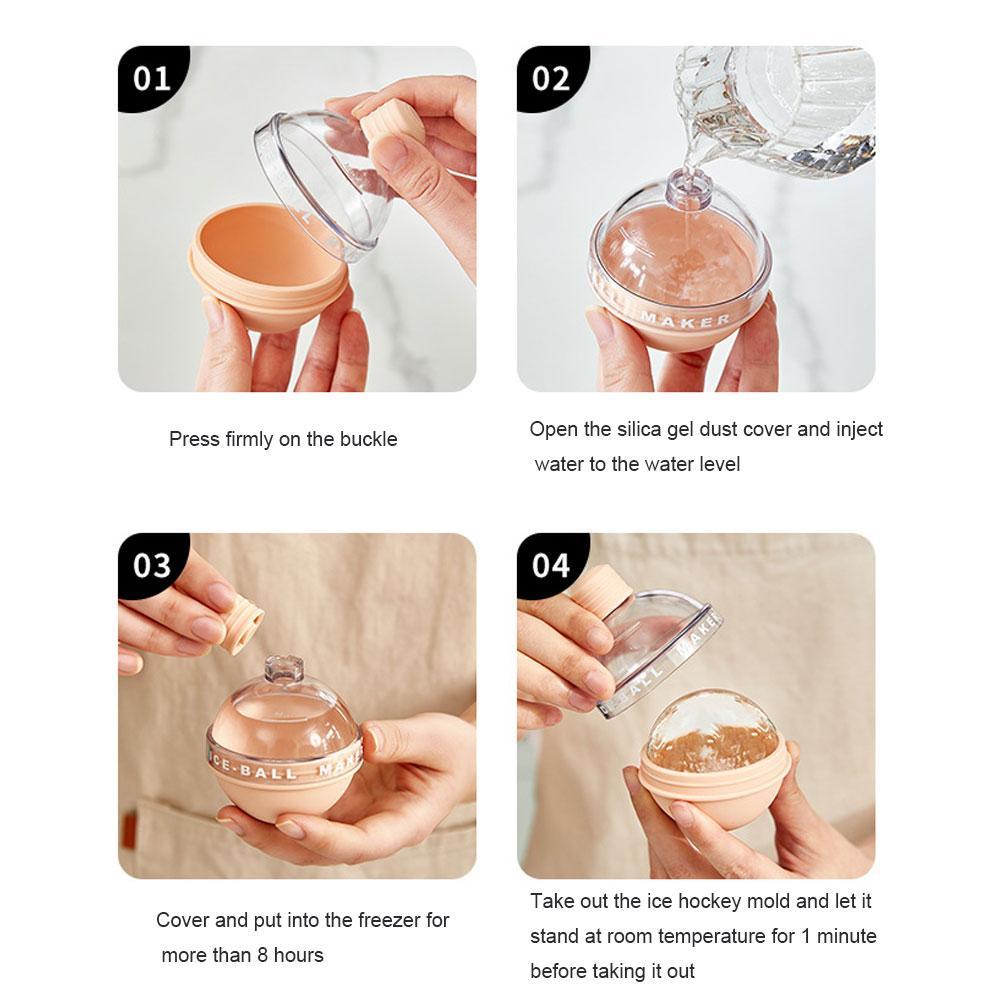Spherical Frozen Ice Maker, Round Ice Grid, Silicone Mold, Ice Maker, Ice Ball Mold, Resin Mold