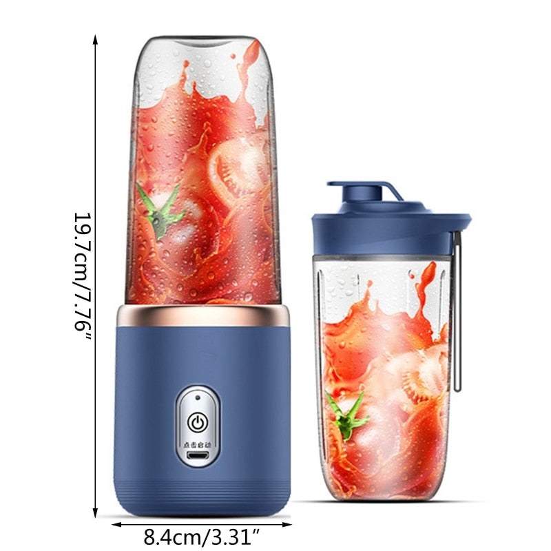 Personal Travel Mini Fruit Juicer, Multi Function Juice Cup Mixing And Auxiliary Food