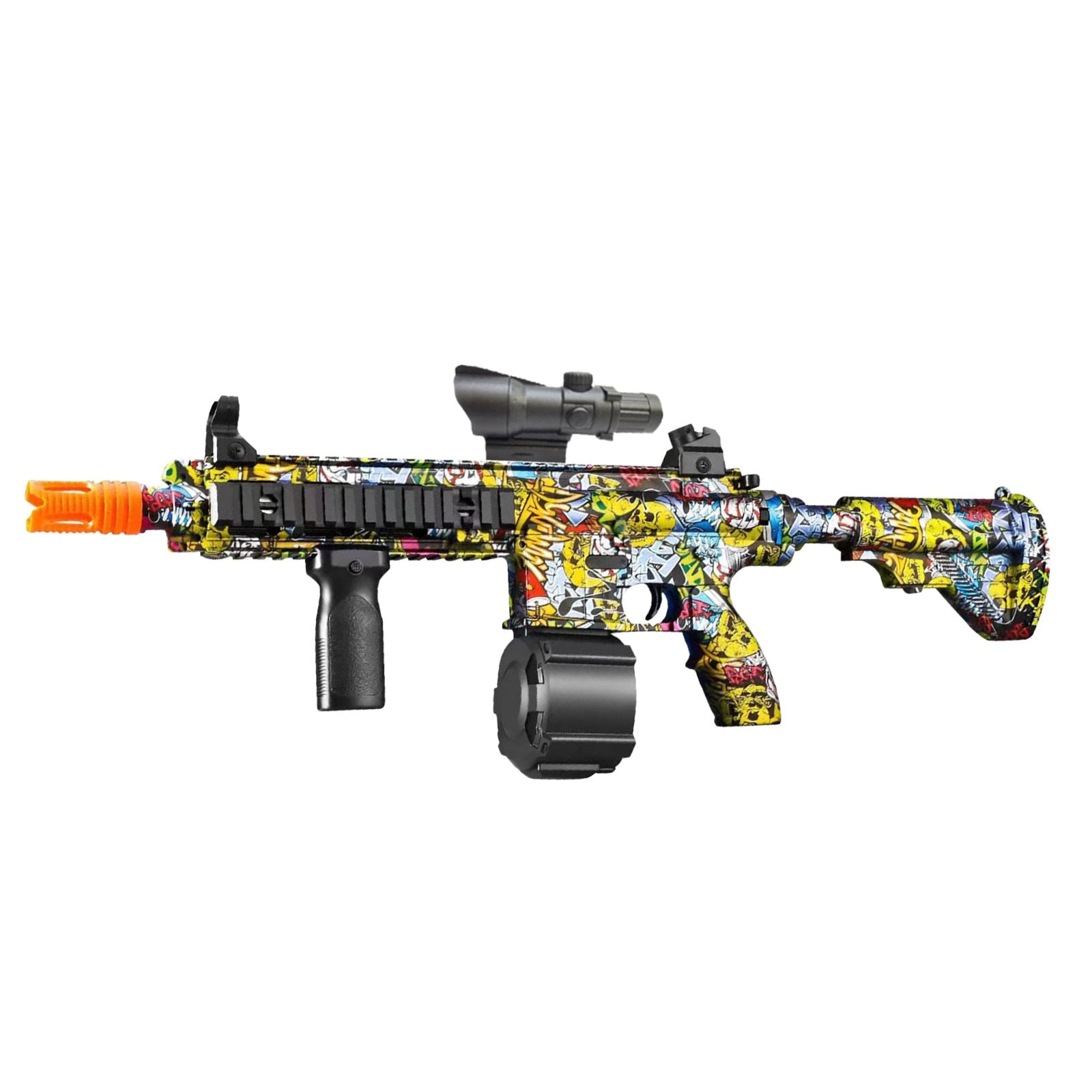 Two-in-one Gel Ball Blaster, Gel Ball Blaster Gun, Gift for Kids&Adults, Water Gun Launcher Toy, Paintball Style Activity, Splat Gun, Water Gun Electric Automatic and Manual Outdoor Activity
