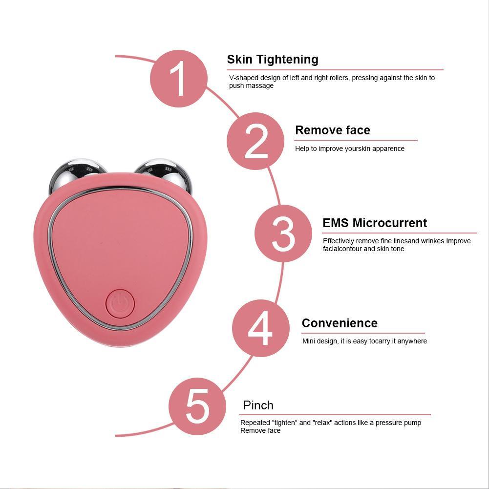 Facial Roller, Skin Massager for Face, Neck, and Eye Treatment , Facial Roller for Skin Care Routine, Mothers Day Gift Box
