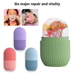 Silicone Ice Face Roller Ball, Ice roller, Ice ball, silicon mold, Cryotherapy, Face Icing Silicone, Ice Ball Mold,  Beauty & Self-Care Routine
