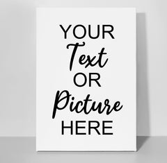 Personalized Photo to Canvas Print Wall Art, Canvas Prints with Your Photos, Customized Frame Printing with Stretcher Bar, Vertical Frame